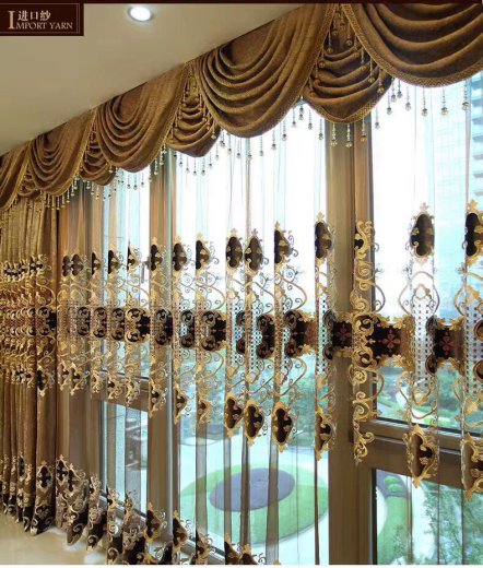 Rèm gấm thêu cao cấp