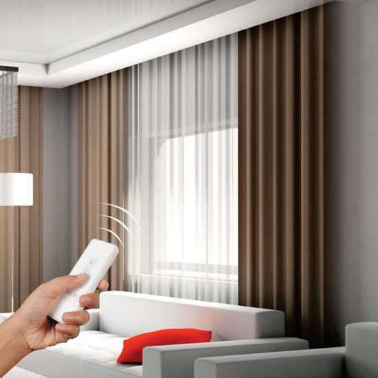 Rèm vải động cơ tự động