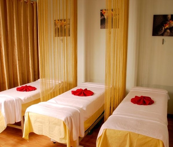 rèm sợi spa